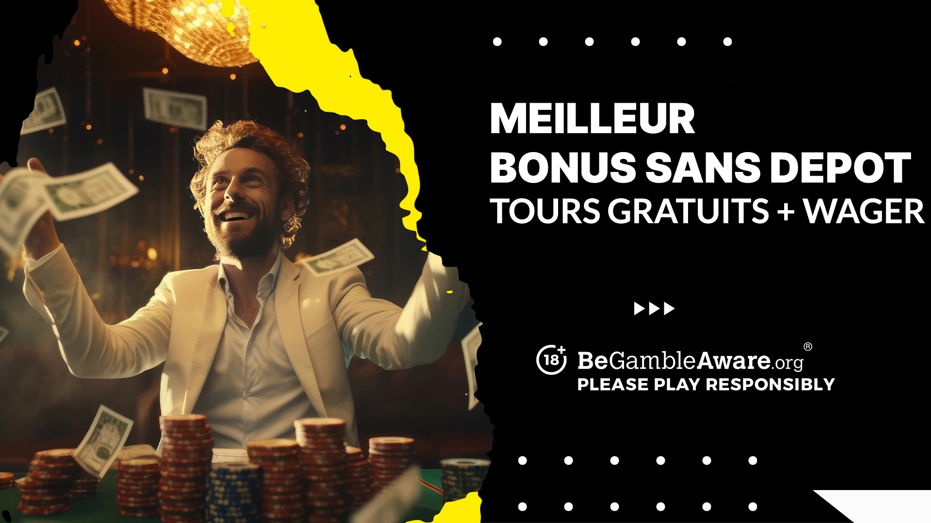 homme qui jette des billets