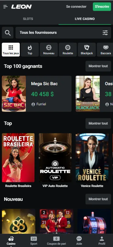 LeonCasino Casino image numéro 3