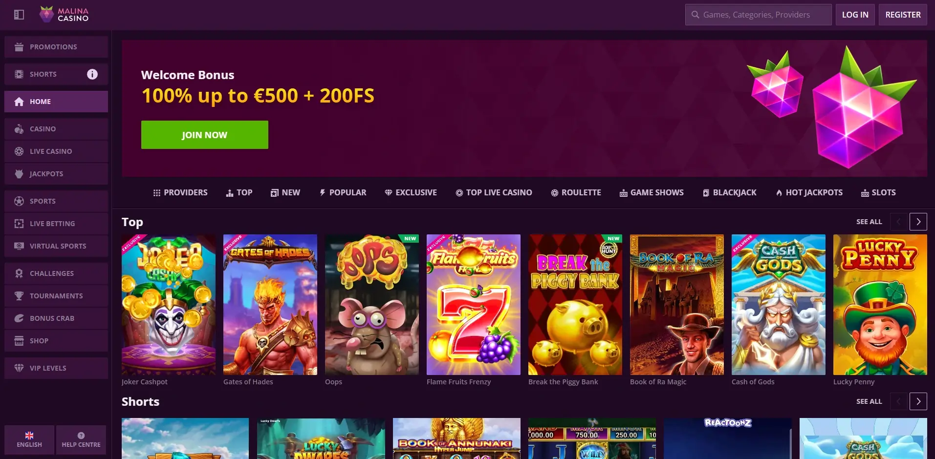 MalinaCasino casino image numéro 4