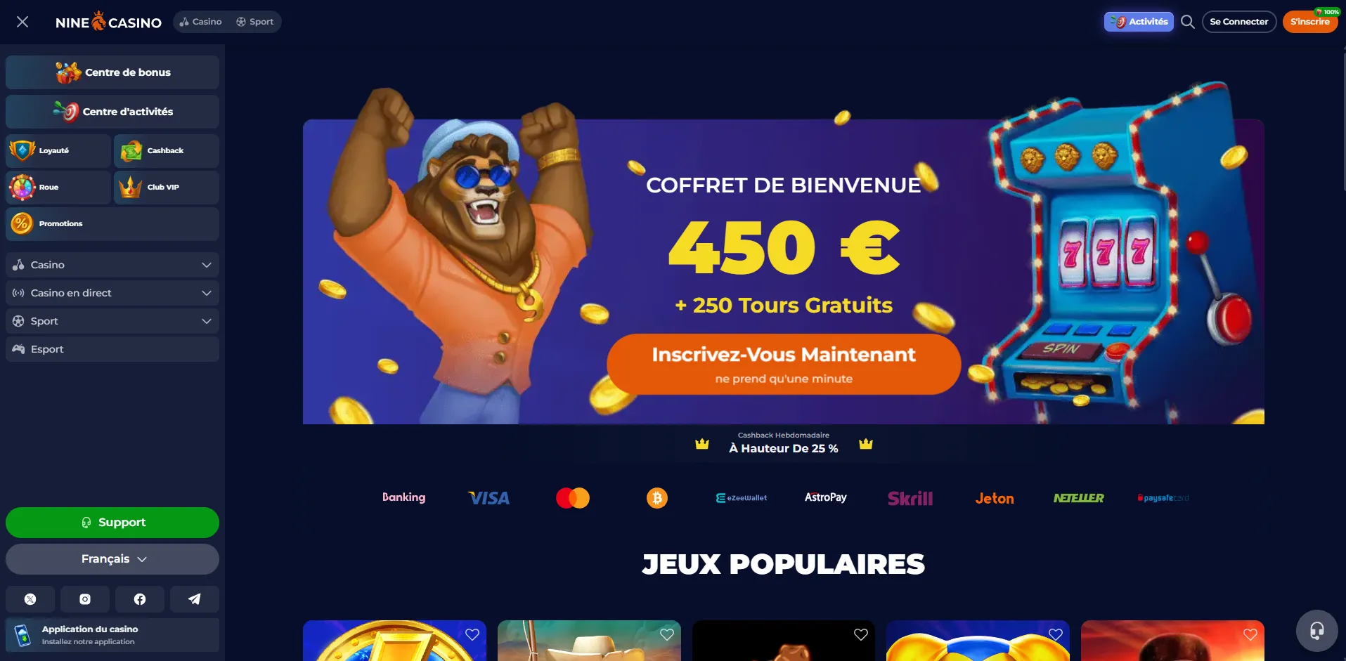 NineCasino Casino image numéro 1