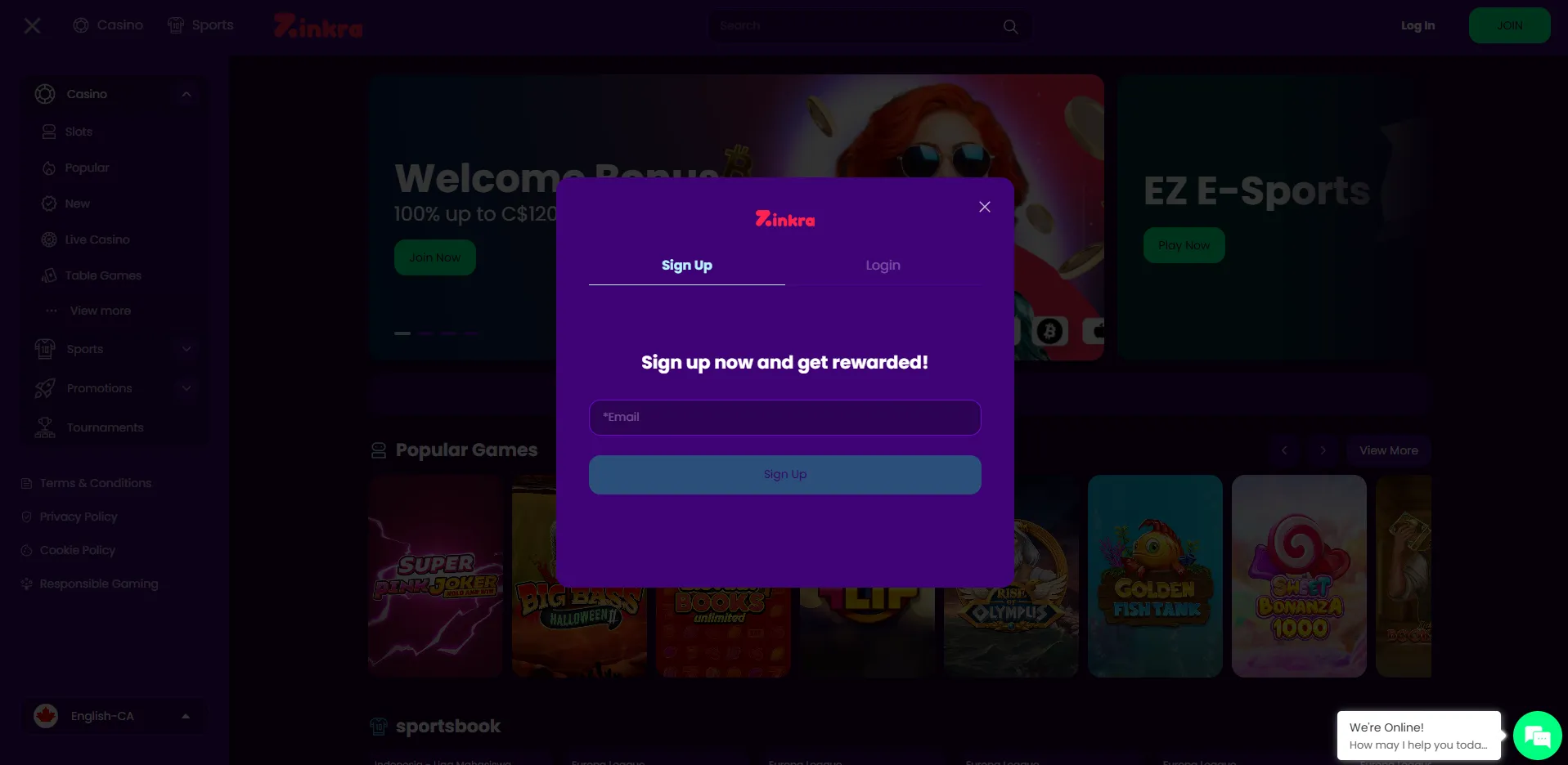 Zinkra Casino image numéro 2