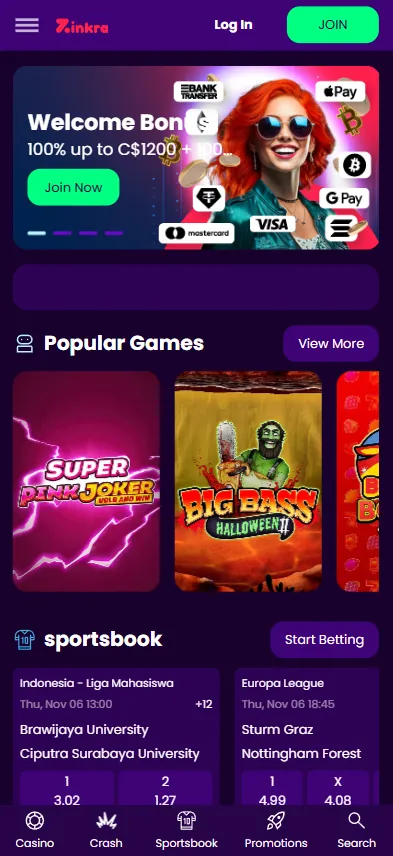 Zinkra Casino image numéro 4